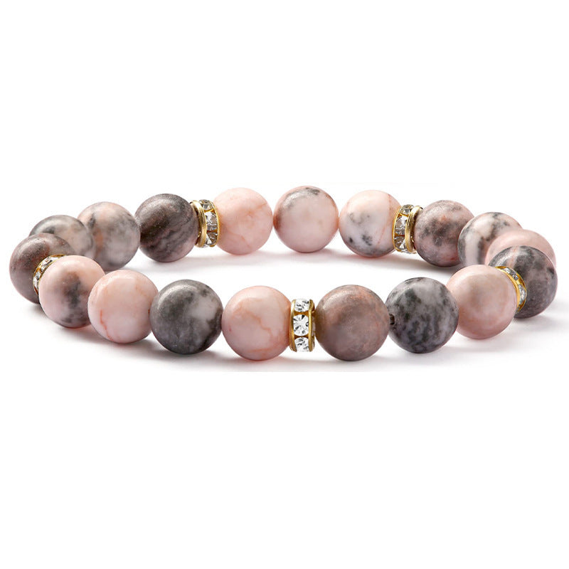 Retro Natural Stone Aromatherapy Beaded Bracelet Set