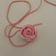 Fairy Style Vintage Rose Bowknot Choker Necklace for Women