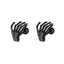 Hip-hop Hand Stainless Steel Bone Stud Earrings