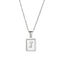 Fashion Letter Titanium Steel Pendant Necklace Plating