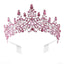 Women's Elegant Rhinestone Alloy Crown Bridal Headgear for Weddings and Parties