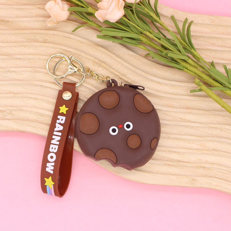 Cute Animal Silicone Keychain and Pop Bubble Coin Purse for Kids