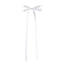 Children's Bow Knot Tassel Hair Clip - Polyester Cotton, Solid Candy Colors