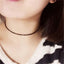 Commute Geometric Black Spinel Crystal Beaded Women's Choker Necklace