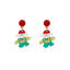 1 Pair Simple Style Flower Resin Stoving Varnish Women'S Earrings