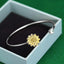 Lady Pastoral Flower Alloy Wholesale Bangle