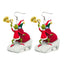 1 Pair Grinch Cartoon Character Acrylic Drop Earrings for Christmas Holiday