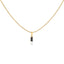 Stainless Steel Necklace Color Rectangle Zircon Snake Bone Stack Necklace