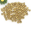 14k Gold Plated Solid Copper Beads for DIY Jewelry Making Bracelet Necklace Accessories