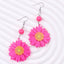 Elegant Daisy Acrylic Drop Earrings for Women