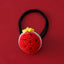 Children's Fruit Yarn Hair Tie - Trendy Crochet Elastic Ponytail Holder for Girls