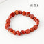 Simple Round Natural Stone Crystal Beaded Bracelet for Women