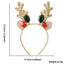 Christmas Reindeer Antler Party Headband with Bells