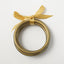 Casual Solid Color Bow Knot Gold Foil Women's Silicone Wristband Bracelet