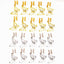 Women's Butterfly Hair Accessories Set - Alloy Plating Hair Buckle & Vintage Braided Hair Clips