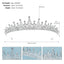 Elegant Rhinestone Princess Tiara for Weddings and Parties