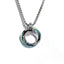 Hip-hop Stainless Steel Triple Ring Pendant Necklace for Men