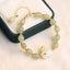 Retro Jade Rabbit Women's Alloy & Crystal Bracelet