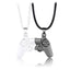 Simple Style Game Console Alloy Plating Couple Necklace with Magnetic Pendant