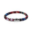 Bohemian Geometric Colorful Fabric Unisex Magnetic Bracelet