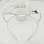 Fashion Rhinestone Cat Ear Pearl Hairband