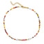 Bohemian Colorful Floral Rice Bead Necklace for Women