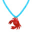 Ocean-Inspired Crab Pendant Necklace - Summer Beach Vacation Jewelry