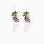 Fashion Hread Piercing Screw Ball Fruit Copper Earrings