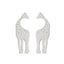 Cute Animal Pair Of Giraffe Alloy Earrings NHCU152965