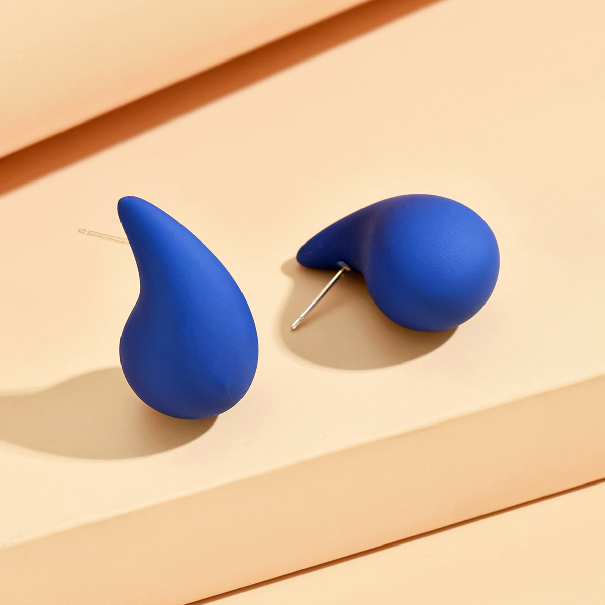 1 Pair Minimalist Water Droplet Acrylic Earrings