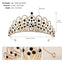 Retro Luxury Zircon Inlay Crown with Colored Diamonds for Brides and Performances