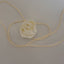 Fairy Style Vintage Rose Bowknot Choker Necklace for Women