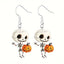 1 Pair Halloween Cartoon Character Acrylic Drop Earrings