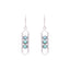 1 Pair Ethnic Style Geometric Alloy Plating Turquoise Women'S Drop Earrings