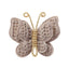 Women's Handmade Butterfly Yarn Hair Clip - Soft Solid Color Hair Accessory for Kids