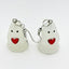 1 Pair Halloween Cartoon Character Glow-in-the-Dark Ghost Pumpkin Resin Drop Earrings