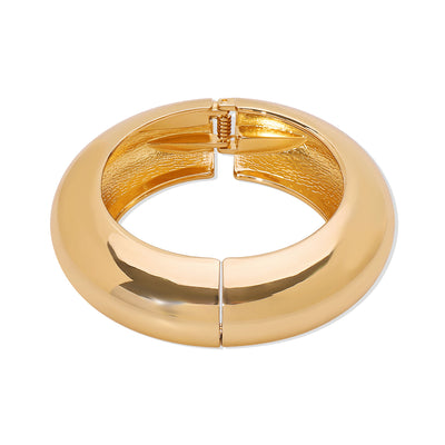 Simple Style Geometric Solid Color Alloy Wholesale Bangle