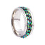 Fashion Chain Rotating Stainless Steel Stress Relief Ring for Men - Multiple Colors Available