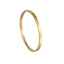 Minimalist Geometric Stainless Steel Bangle Bracelet - Gold Plated Couple Design