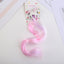 Children's Glitter White Horse Wig Hairpin - Japanese Style Party Headdress