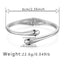 Elegant Snake Design Rhinestone Alloy Bangle Bracelet for Women