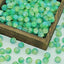 10mm Frosted Jade Glass Beads for DIY Jewelry Making and Decorative Accessories