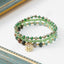 Casual Geometric Crystal Beaded Layered Bracelet Set