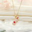 Korean Creative Personality Alloy Dripping Oil French Fries Pizza Food Pendant Necklace