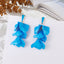 Candy Color Petal Acrylic Tassel Earrings - Vintage Inspired Statement Jewelry