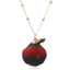 Glam Lady Natural Shell Gold Plated Pendant Necklace for Women