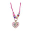 Colorful Butterfly Heart Kids' Friendship Bracelet and Necklace Set