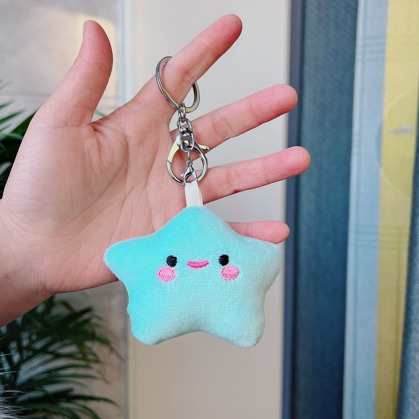 Cute Star Plush Keychain Pendant Toy