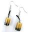 Korean Cute Fruit Pearl Milk Tea Earrings - Creative Miniature Style