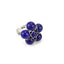 Handmade Winding Natural Crystal Stone Beaded Flower Adjustable Ring R21